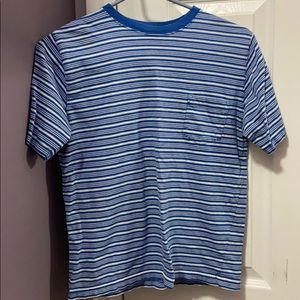 blue and white striped tee!